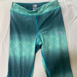 The North Face Girl's Teal/Grey Fade Capri 14/16